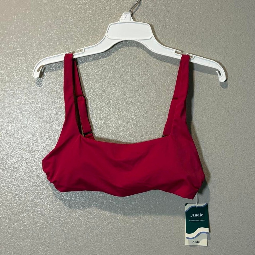 Andie Collection for Target Hot Pink Swim Top Size M